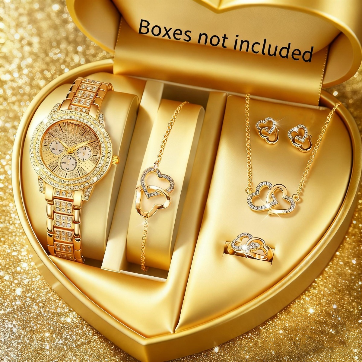 Jewelry Watches Luxury - 6PCS 럭셔리 라인스톤 여성 시계 주얼리