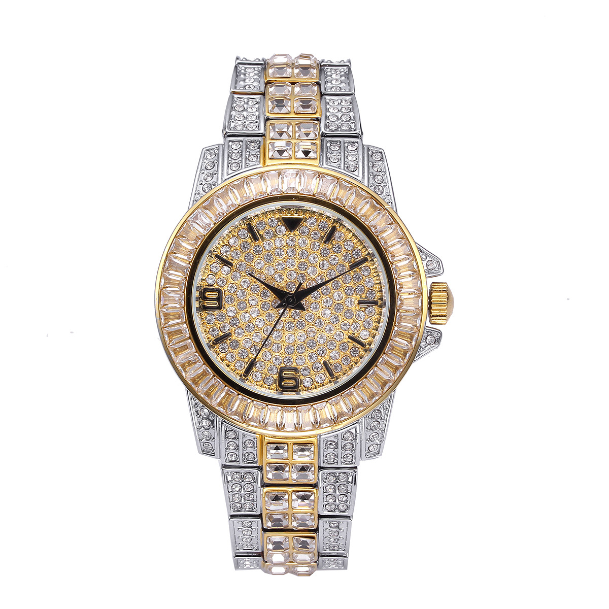Jewelry Watches Luxury - 럭셔리 풀 스톤 쿼츠 시계 남녀