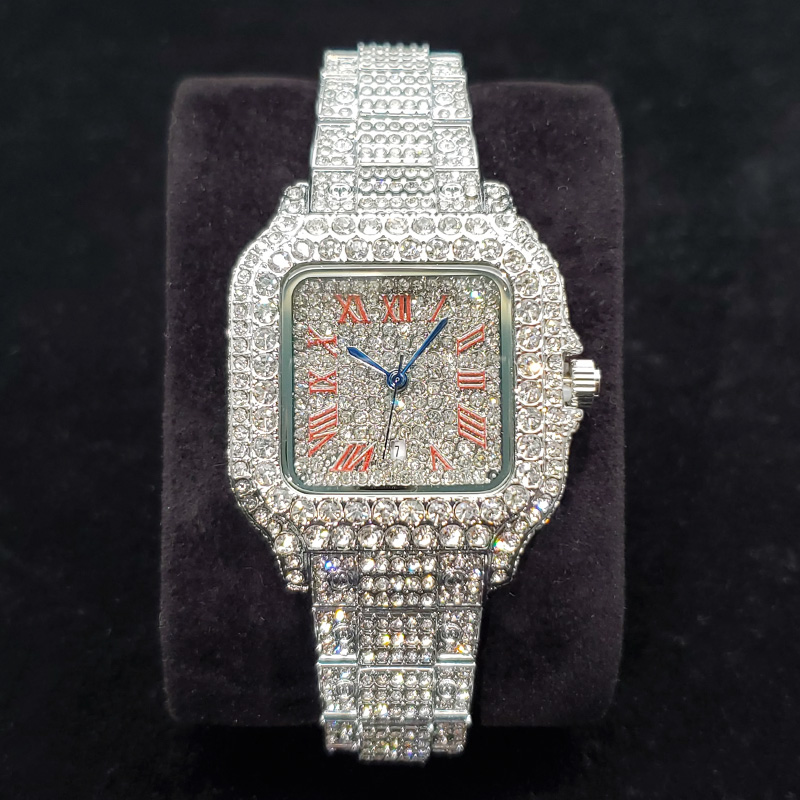 Jewelry Watches Luxury - 여성을위한 럭셔리 다이아몬드 시계 패션 실버