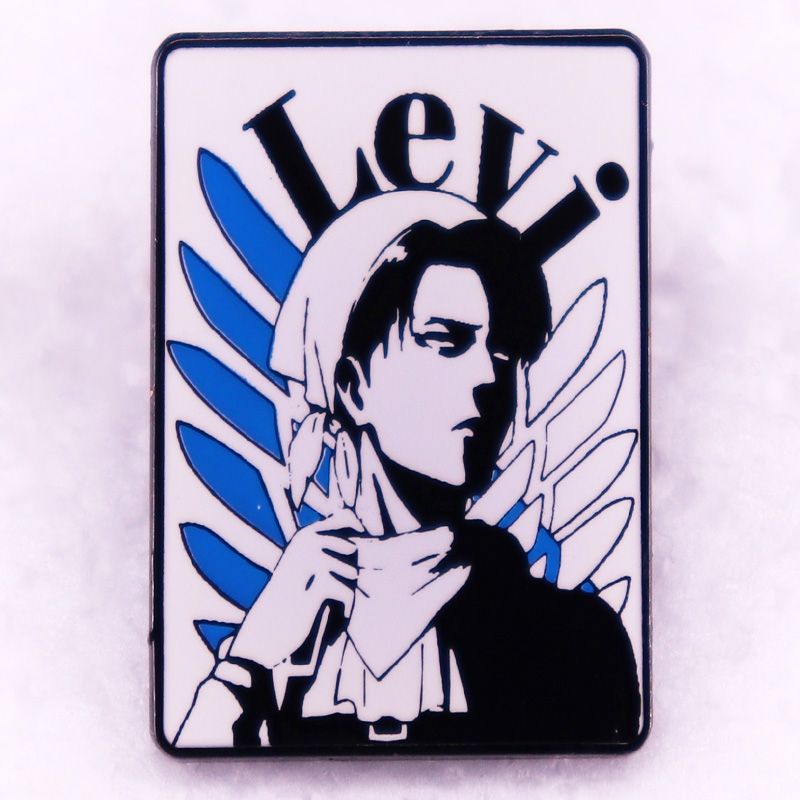 Levi Jewelry & Watches Inc - 타이탄 Levi Ackerman 에나멜 핀 애니메이션