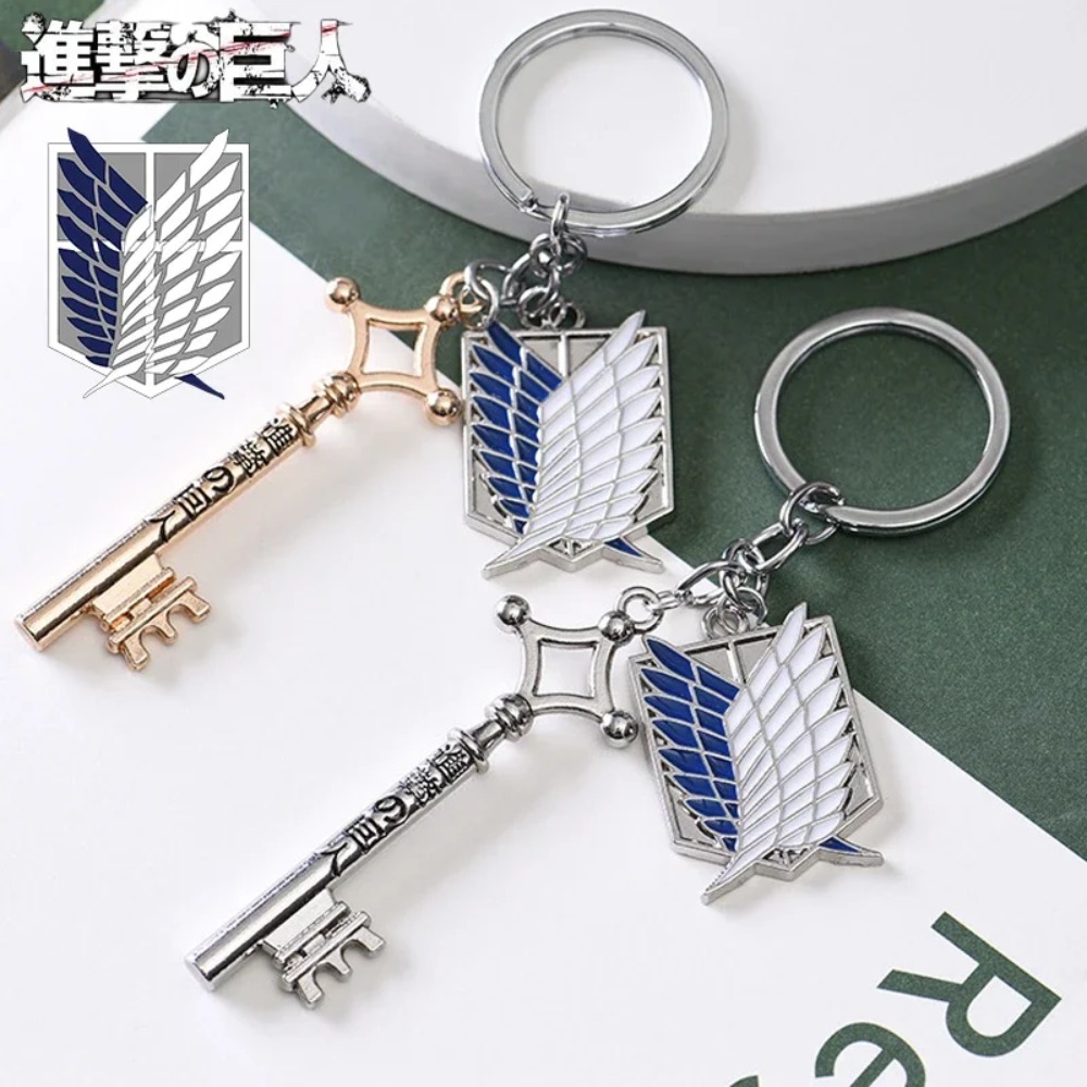 Levi Jewelry & Watches Inc - 진격의 거인 금속 열쇠고리 남녀공용 애니메이션