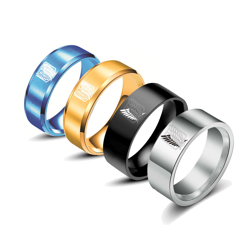 Levi Jewelry & Watches Inc - 4개입 애니메이션 트렌디 참 어택온타이탄 조사부대