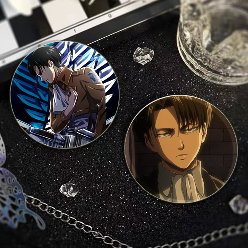 58mm Levi Ackerman 애니메이션 캐릭터 배 - Levi Jewelry & Watches Inc 리뷰 및 가격