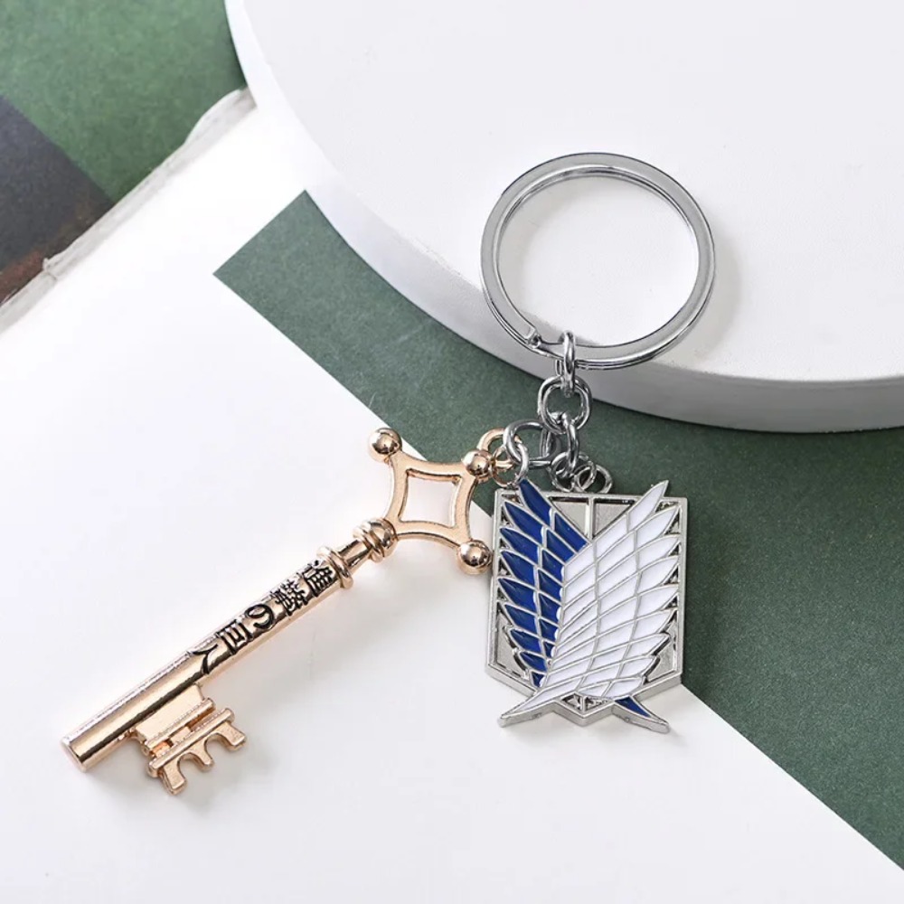 진격의 거인 금속 열쇠고리 남녀공용 애니메이션 주변기기 - Levi Jewelry & Watches Inc 리뷰 및 가격