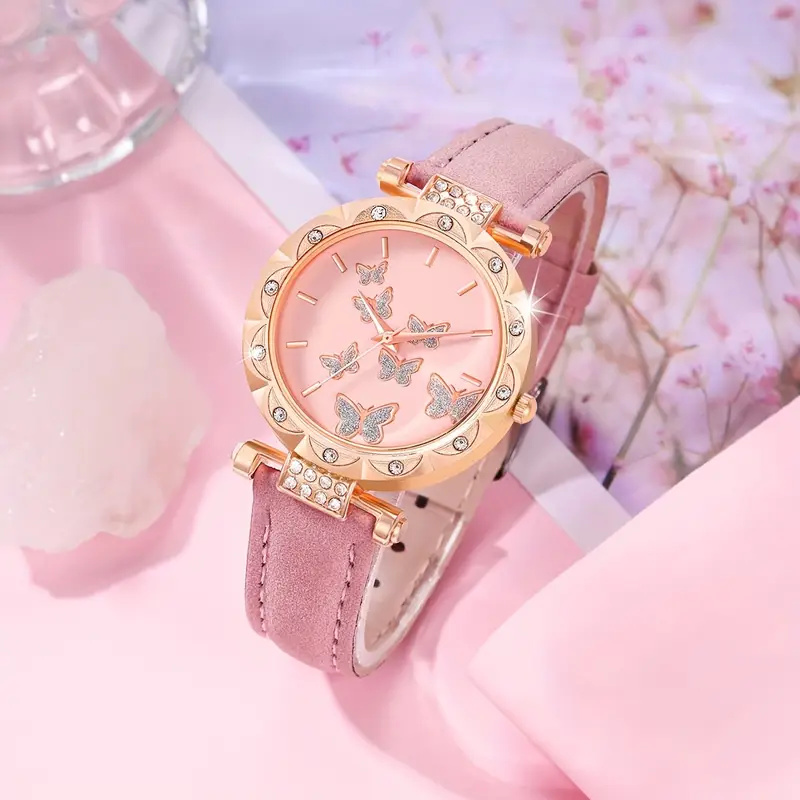 여성용 쿼츠 시계와 나비 주얼리 세트, 나비 디자인,  - Does Jewelry Include Watches 리뷰 및 가격